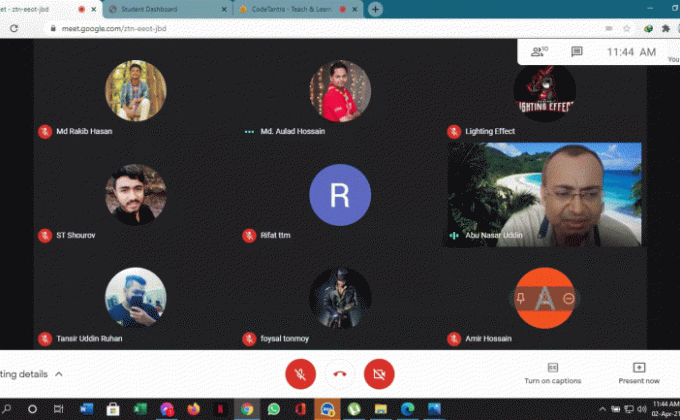  ক্রু মিটিং ২ এপ্রিল ২০২১