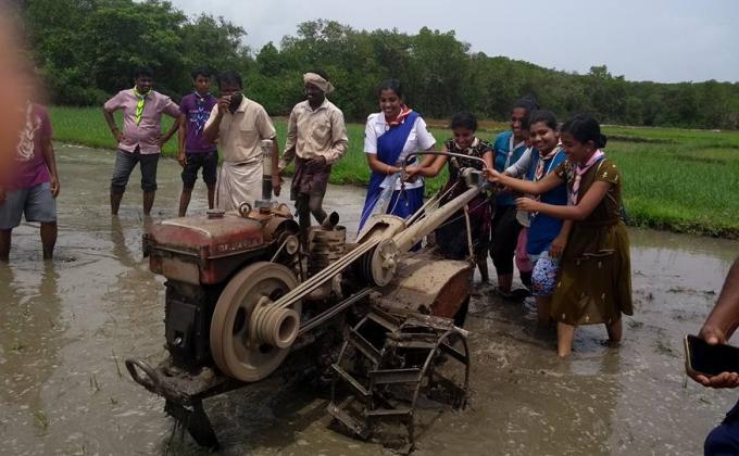 District Level SCOUTS – GUIDES & ROVERS - RANGERS WALK TOWARDS AGRICULTURE TRAINING CAMP