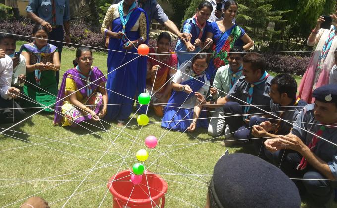 Messenger of peec work shop held in teachers training course
