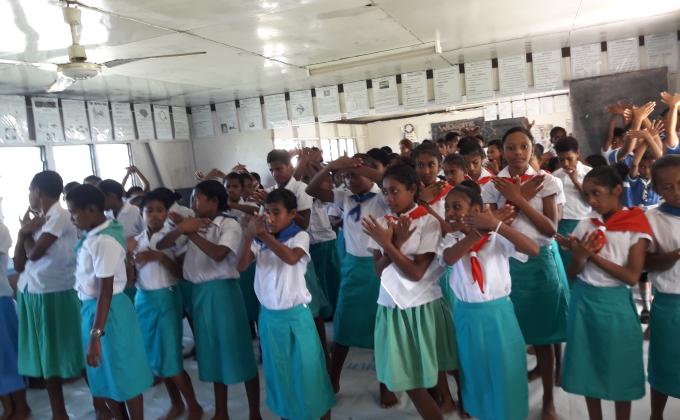 Messengers of Peace Awareness at Nadro West Girl Guides Camp