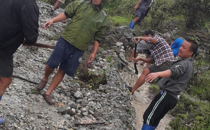 Construction of drainage