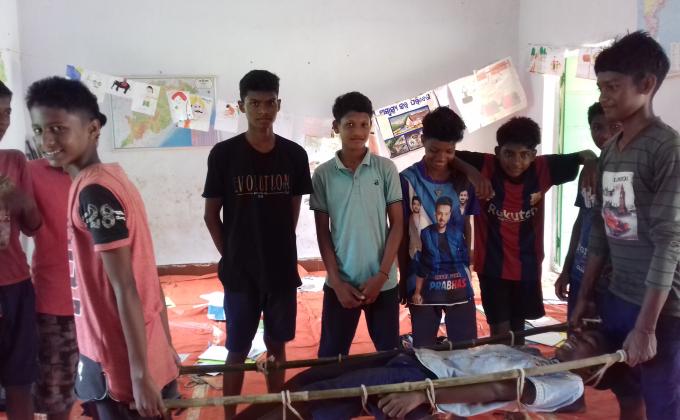 New scouting class started on 5th oct 2019 at -kendua high school, kendua, mayurbhanj.