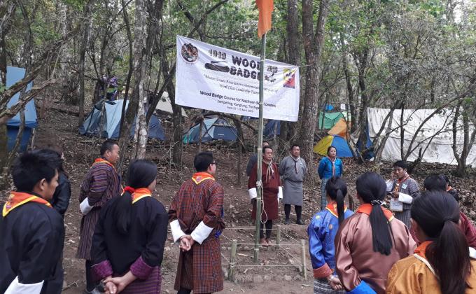 Woodbadge training course to scout leaders