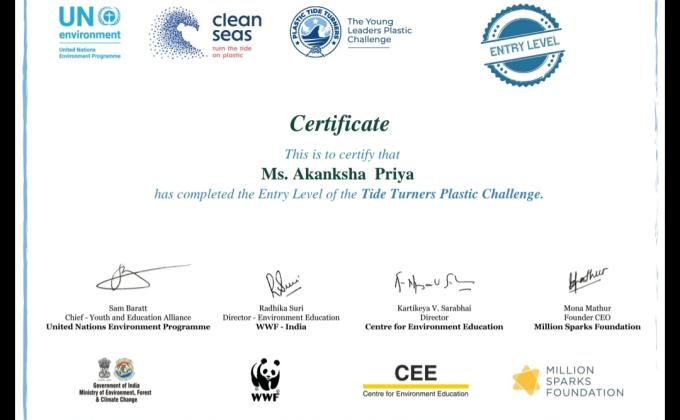 Sankalp⚜
B).Environment &Sustainability..
Challenge -2..#PlasticTideTurnersChallenge 