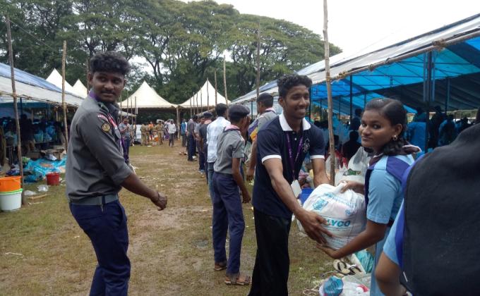 Kerala Flood Relief Camp