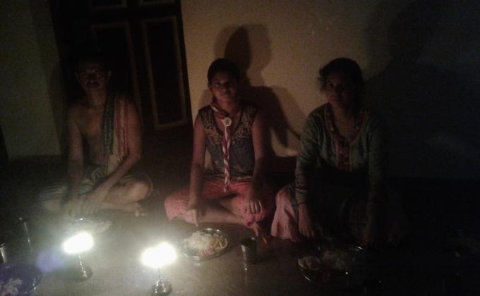 SANKALP project  (C) Earth hour challenge 4 Dinner in dark 