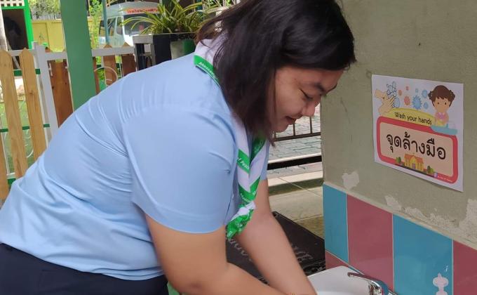 รณรงค์ล้างมือต้านโรค