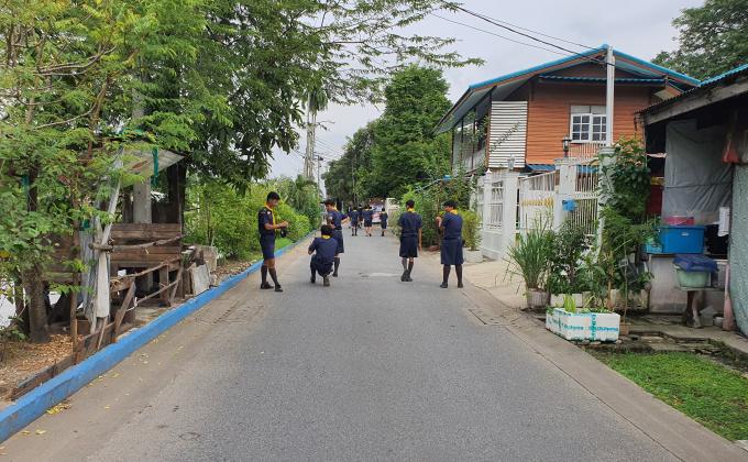 ทำจิตอาสาสำรวจชุมชน