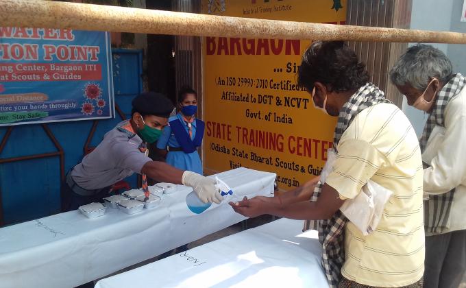Water/Food distribution point