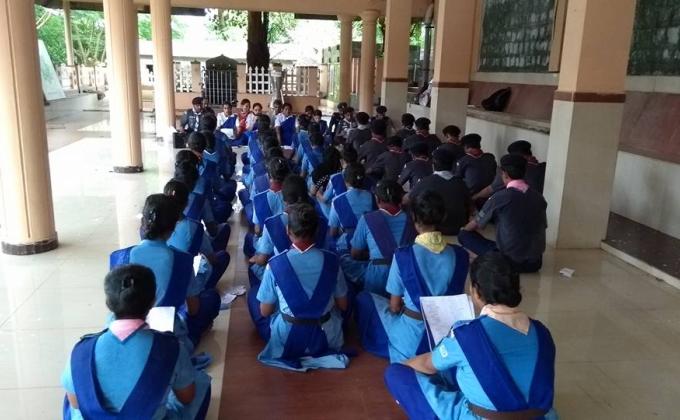 World Peace Day Celebreation 2017 (swacha Bharath service) at Palla .Manipal .udupi karnataka .India