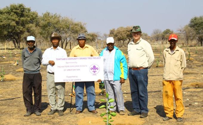 Tsintsabis Orange Tree Project 2014