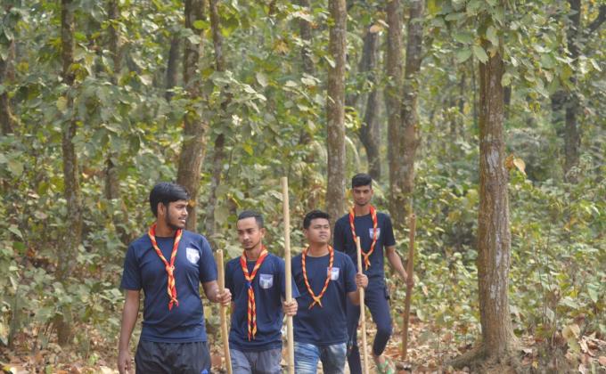 #খাবার খোজার উদ্দেশ্যে জঙ্গলে