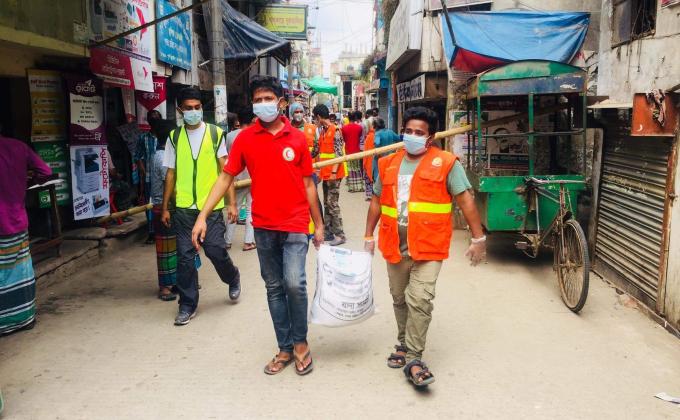 করোনা ভাইরাসে এান বিতরন