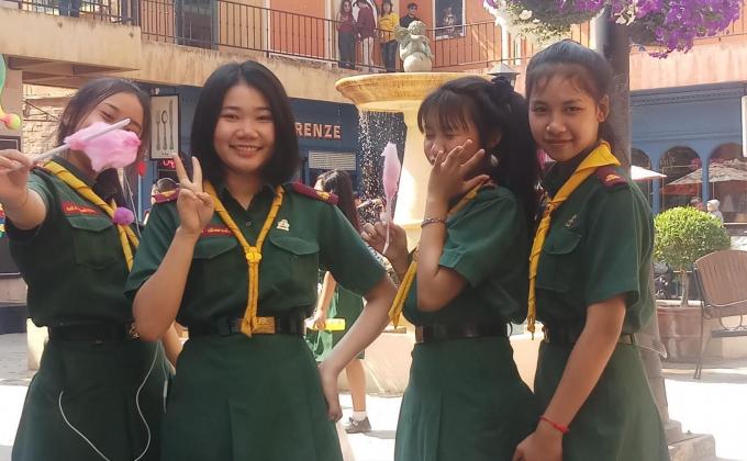 เนตรนารีเตรียมพร้อม รับการฝึก