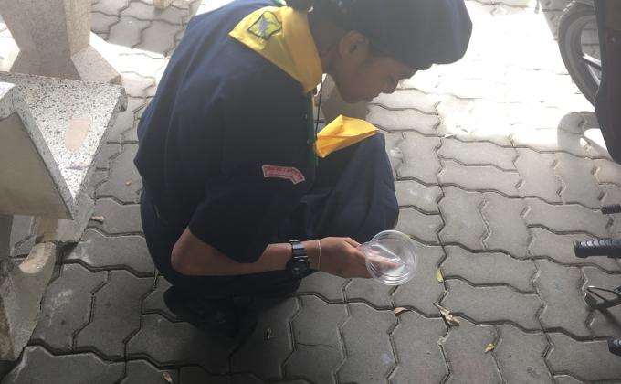 เก็บขยะ