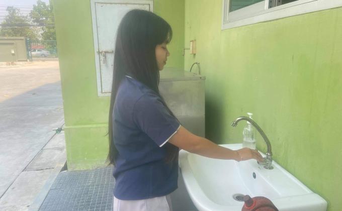 ปิดน้ำเมื่อไม่ใช้เเล้ว