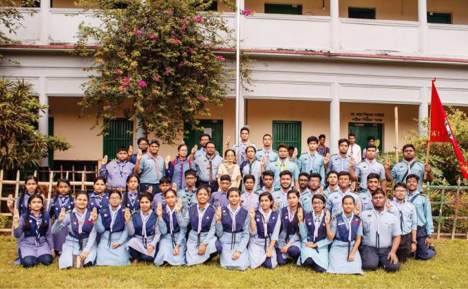 Investiture Group Camp of 13th Hussars Open Rover Scout Group