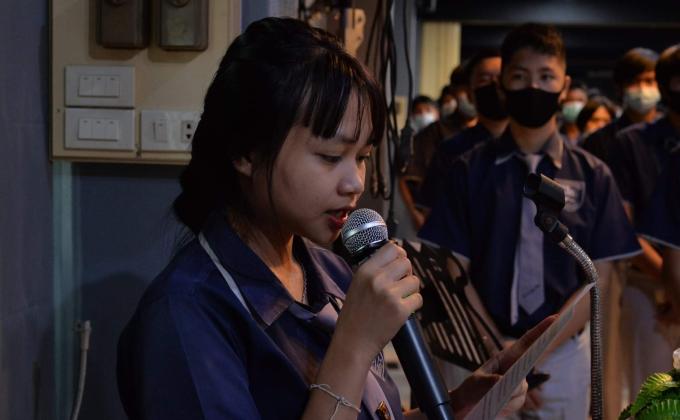 กล่าวคำอาเศรียรวาทวันพ่อแห่งชาติ