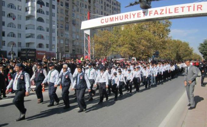 29 OCTOBER 90TH ANNIVERSARY OF REPUBLIC OF TURKEY AT KAYSERİ PROVİNCE