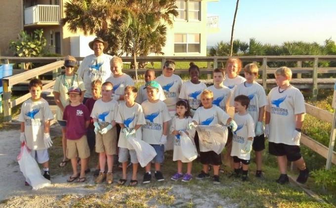 Pack 456 participates in International Coastal Cleanup