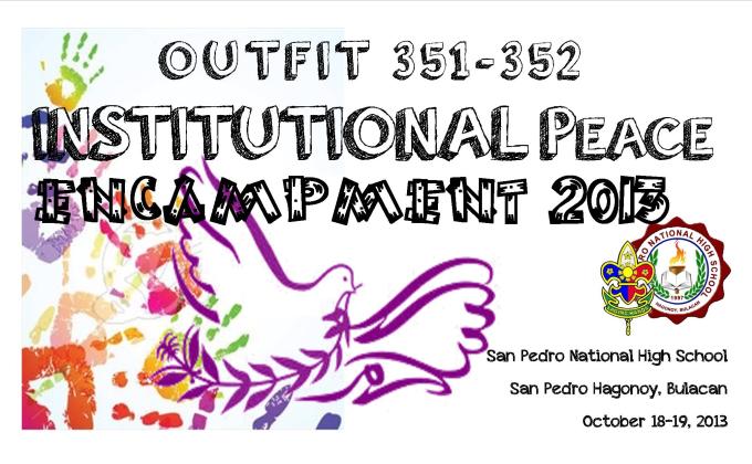 Outfit 351-352 Institutional Peace Encampment 2013
