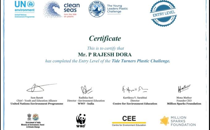 "SANKALP" to Create a Better Tomorrow# plastic tide Turners challenge
