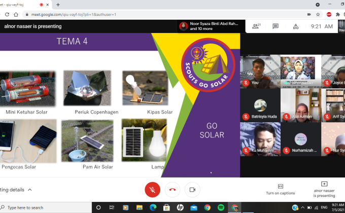 TAKLIMAT TEORI `SCOUT GO SOLAR` UTHM