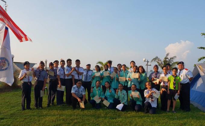 Maju and coxswain camp