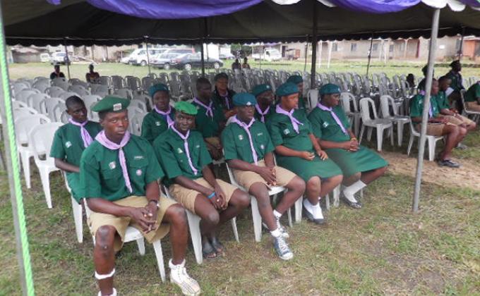 SENATOR BODE OLAJUMOKE MESSENGERS OF PEACE PROJECT TO THE LAGOS NIGERIA SPECIAL SCOUTS