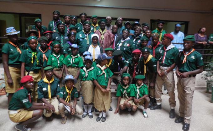 Messengers of Peace Visit to the Hon. Minister of Education