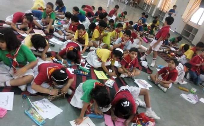 Drawing competition kids save environment 