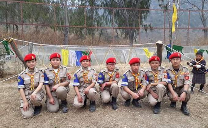 Scout camp on the theme "know your community heritage"