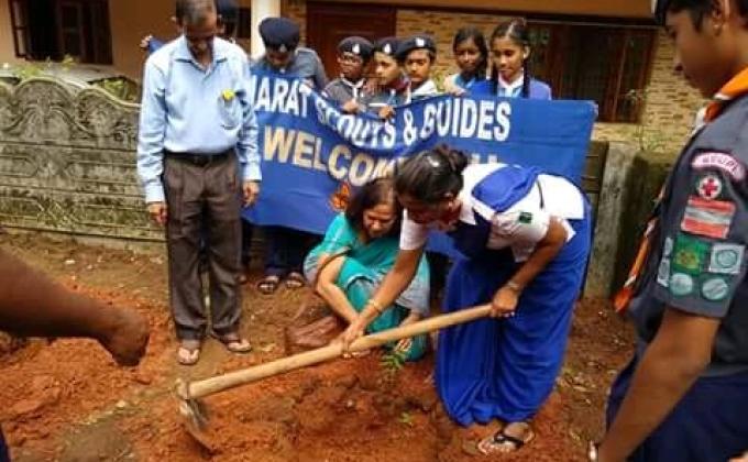 Vanamahotsava (environmental day) celebration at BSG UDUPI karnataka India