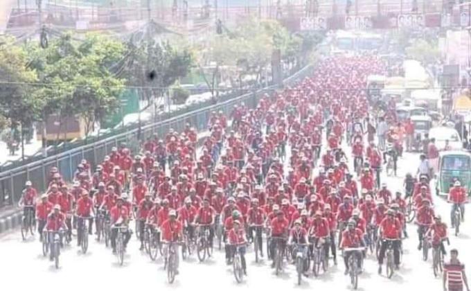 শতবর্ষ সাইকেল র‍্যালি