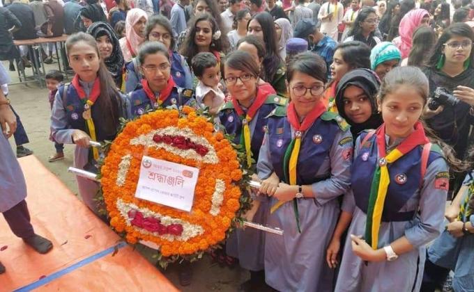 ভাষা শহীদের প্রতি বিনম্র শ্রদ্ধাঞ্জলি।