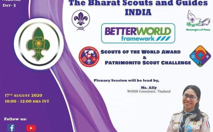 Day 5 Better World Framework (scout of the world award and patrimonito scout challenge)