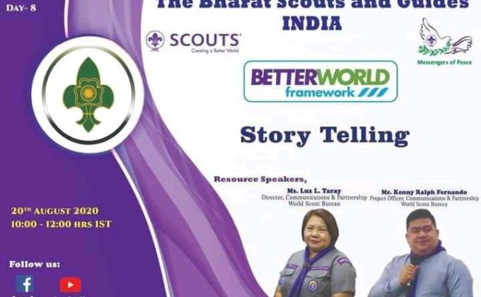 DAY-8 A VIRTUAL WEBINAR OR BETTER WORD FRAMEWORK, STORY TELLING