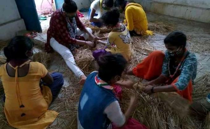 Mushroom cultivation.