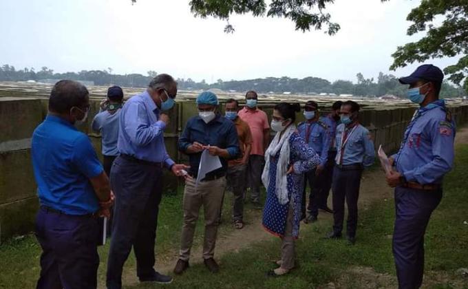 বাংলাদেশ স্কাউটস এর "জাতীয় স্কাউট প্রশিক্ষণ কেন্দ্র" সিরাজগন্জ এর মাঠ পরিদর্শন