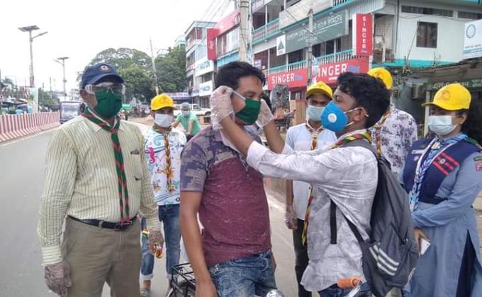 মাস্ক বিতরণী অনুষ্ঠান ২০২০