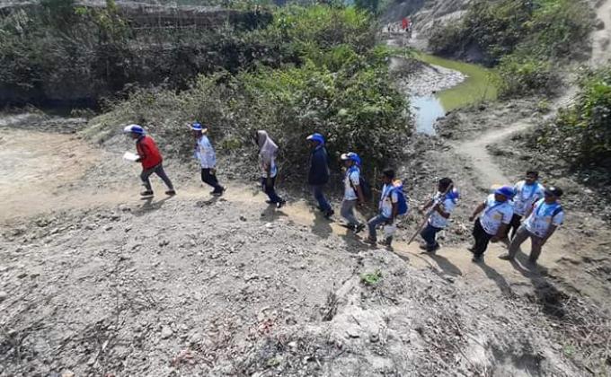 ২য় কমিউনিটি বেইসড স্কাউট ক্যাম্প হাইকিং। 