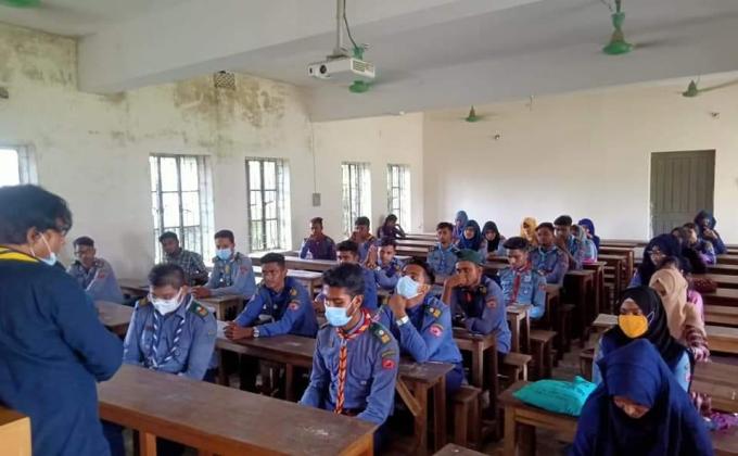 jota-joti jamboree 
On the air--on the internet 
Bangladesh Scout 