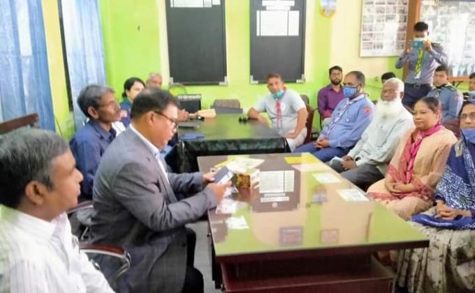 অতিথিদের গ্রহণ ও আপ্যায়ন -২০২১
