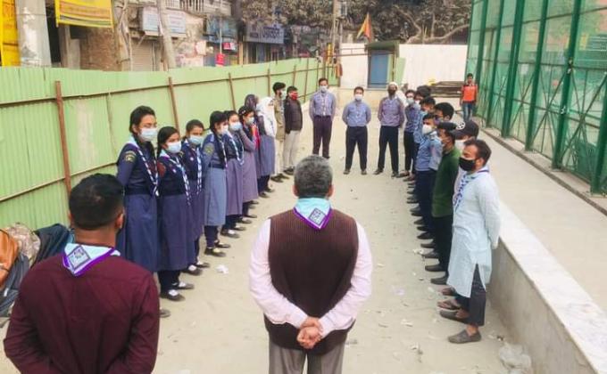 12 February 2021 today's troop and crew meeting.