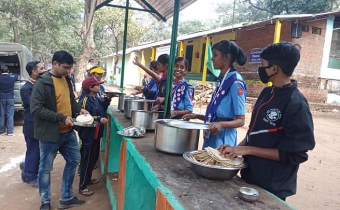 Service At : "2nd South Asian Associations Nation's Scout Organisation's Adventure Programme and 22nd International Adventure Programme "held from 02/02/2020 to 08/02/2020_Pachmarhi M.P. BSG India.