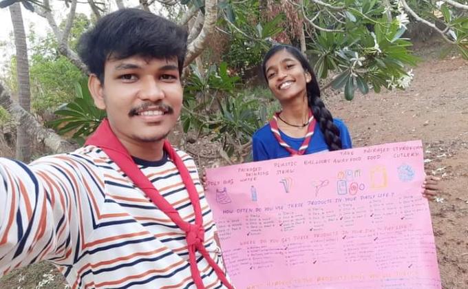 "Plastic Audit -: Tide Turner's Plastic Challenge Badge (OFFLINE) :BSG KARNATAKA _District Association Udupi. India. "