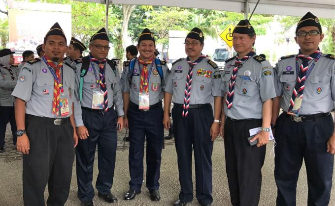 Petugas Jambori Kebangsaan Ke-13 dan Jambori Antrabangsa KL 2016