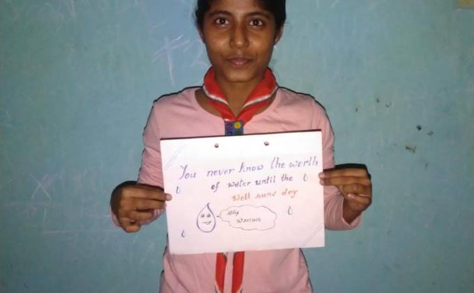 Poster making for world environment day