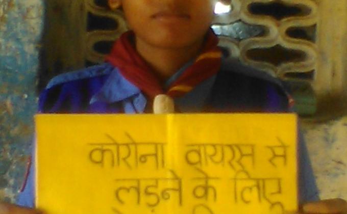 ##challenge A, 4,visibility##awareness creating by posters and handwritten leaflets ##goodturn##