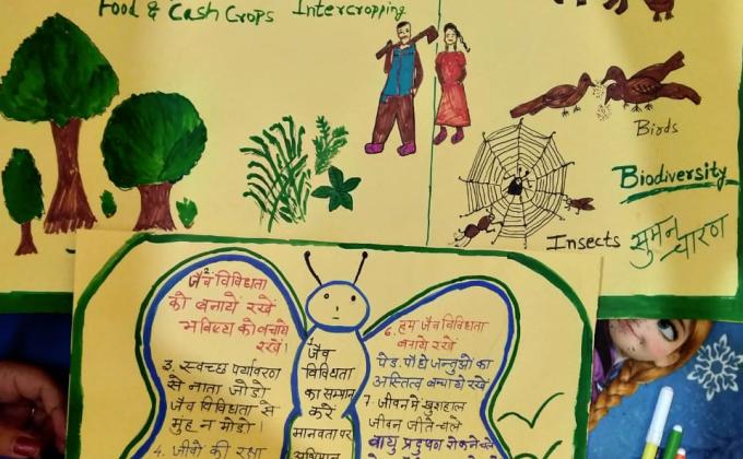 poster making by unit leader suman charan